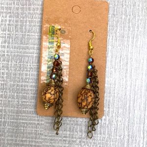 One of a kind hand crafted earrings